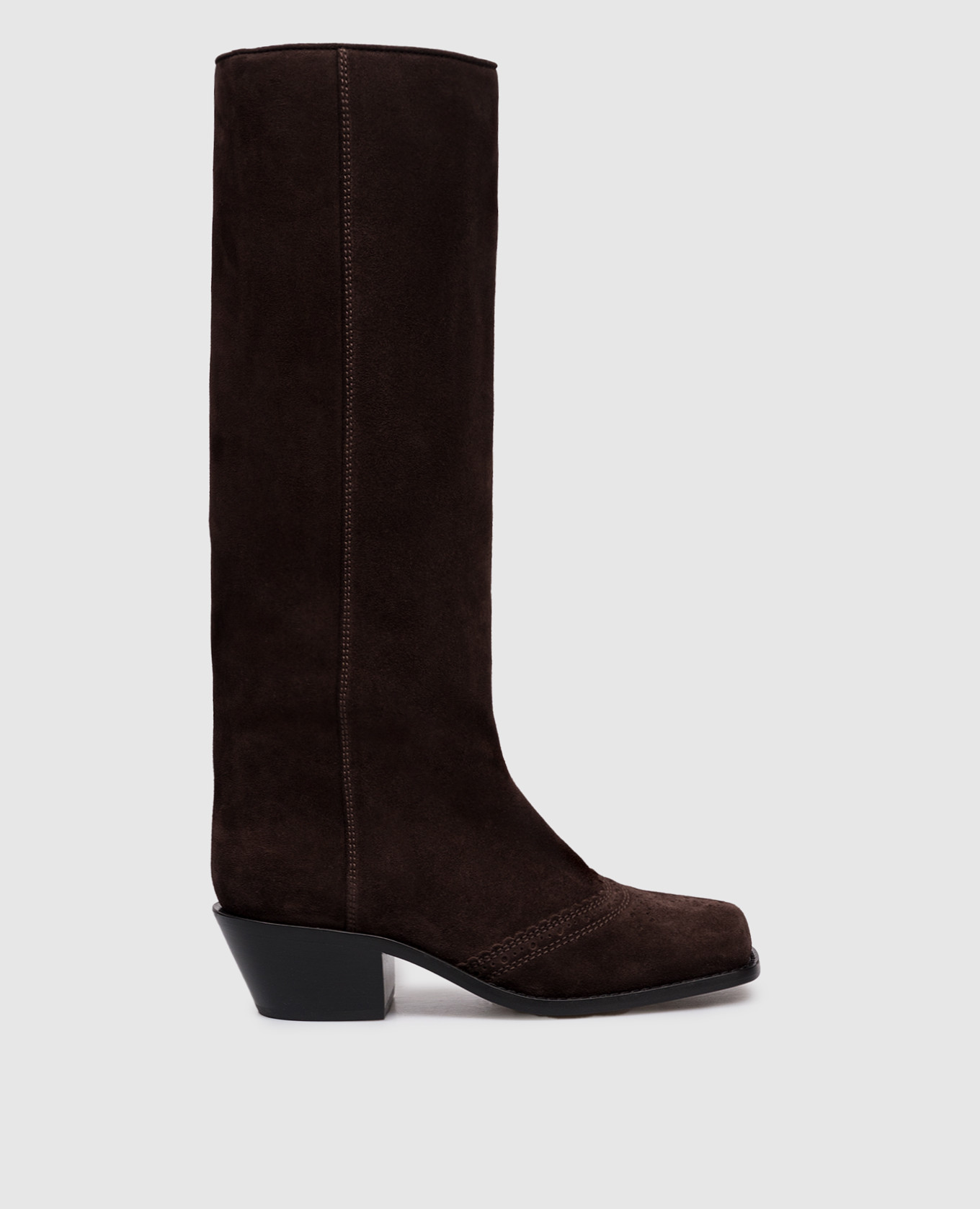 

Brown suede boots Ermanno Scervino