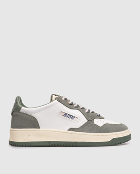 AUTRY Medalist white leather sneakers with logo A1UNAULWBW02