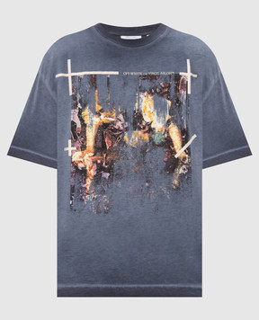 Off-White Narciso blue t-shirt 44MAA16MF26J00K
