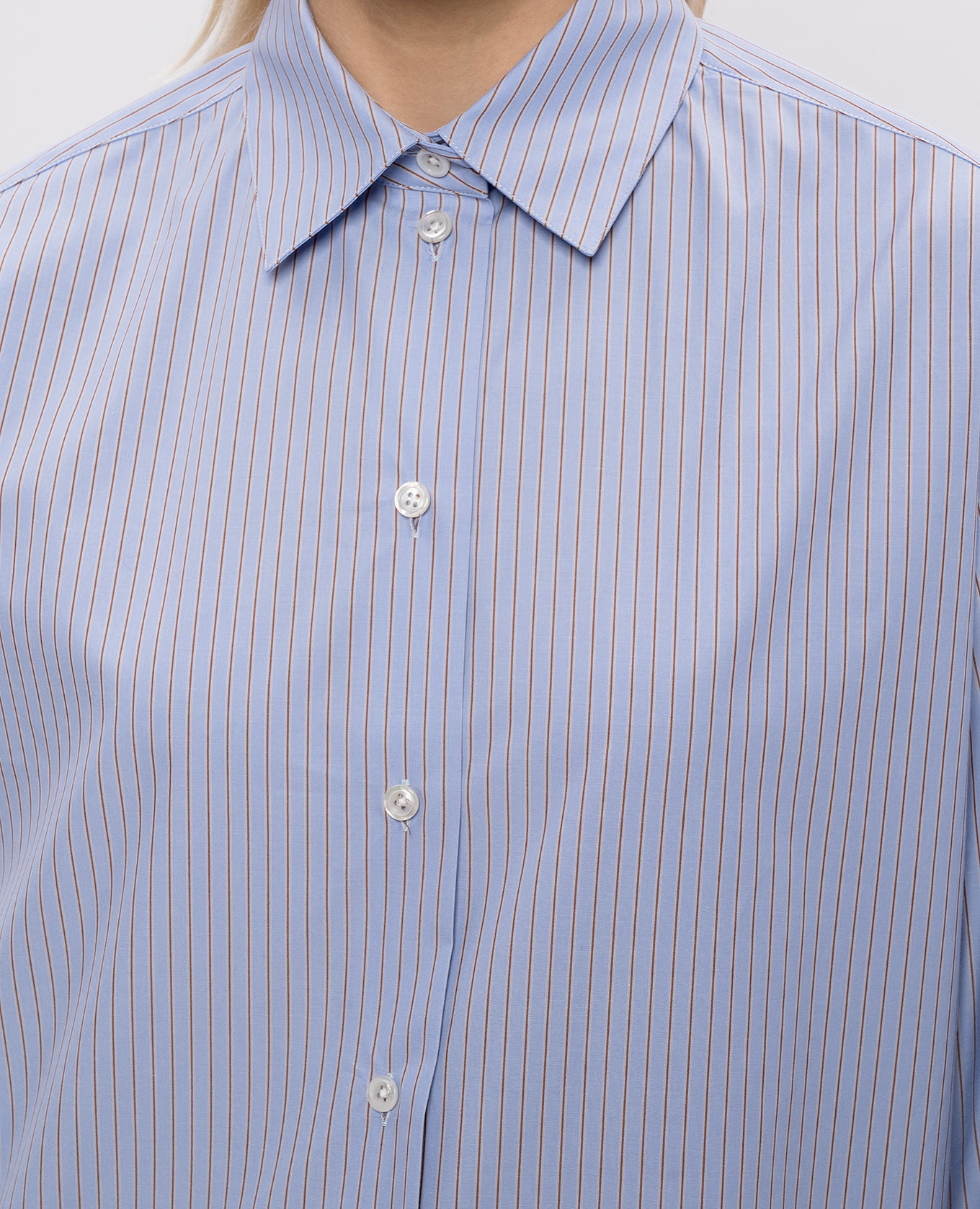 Sisilia blue striped shirt The Row 5