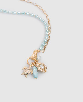 Oceanus Neutica blue necklace with pendant NEUTICA