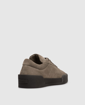 Fear of God Brown suede sneakers with logo FG25FW80101SUE