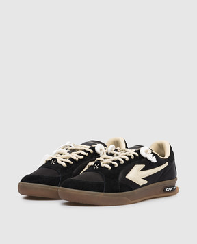 Off-White Black End Of Play combo sneakers OMIA2ALS26FAB002