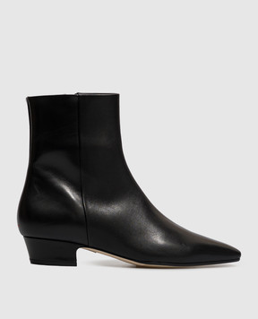 Aeyde Lilia black leather ankle boots AB0733002001226