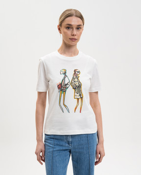 Missoni White T-shirt with print DS26SL04BJ00QG