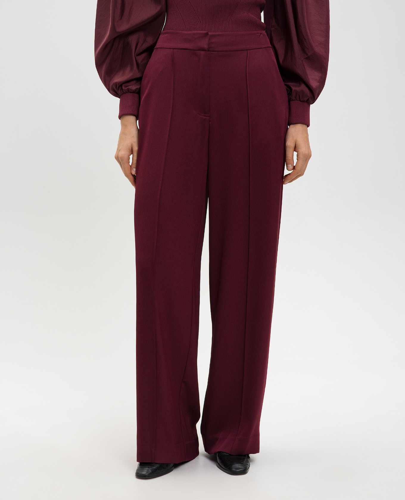 Kyra burgundy pants Simkhai 3