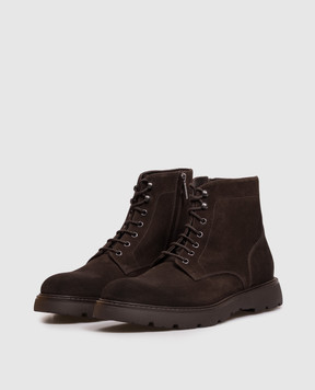 Doucal's Brown suede boots DU3575GOTNUF024