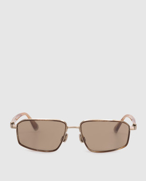 Brunello Cucinelli Jarama gold sunglasses MOCPATTS09