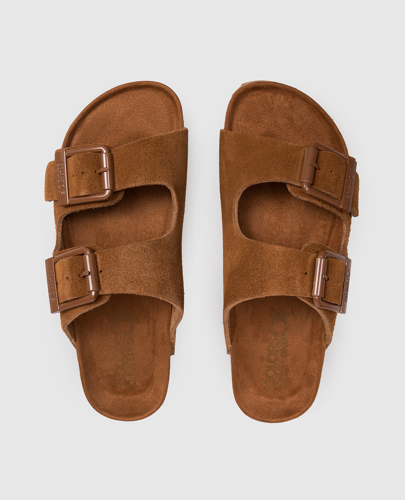 

Brown suede flip-flops SLOFI Colors of California