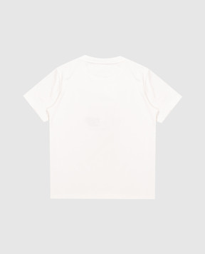 Brunello Cucinelli Children's white T-shirt with Air print B0B13T186A