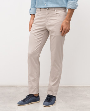 Brunello Cucinelli Beige pants with logo M289LI1780