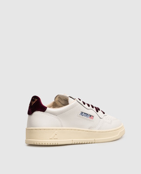 AUTRY White leather sneakers MEDALIST AULWVZ01