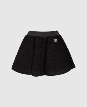 Moncler ENFANT Children's black skirt with lurex K29542D0000289B681214