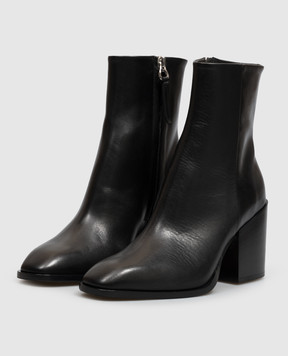 Aeyde Leandra black leather ankle boots ABLVPS70BL0217800001