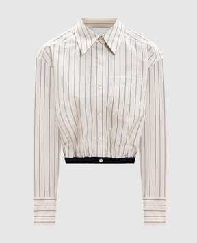 3.1 Phillip Lim White striped cropped shirt E26121767CCU