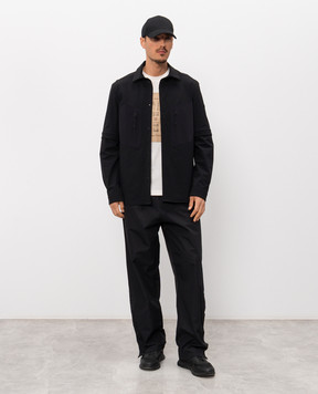 Moncler Black windbreaker with removable sleeves L10912F0000759974