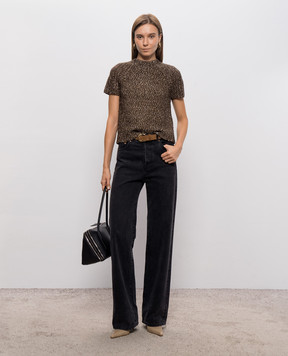 3.1 Phillip Lim Brown top with wool F26170634MWB
