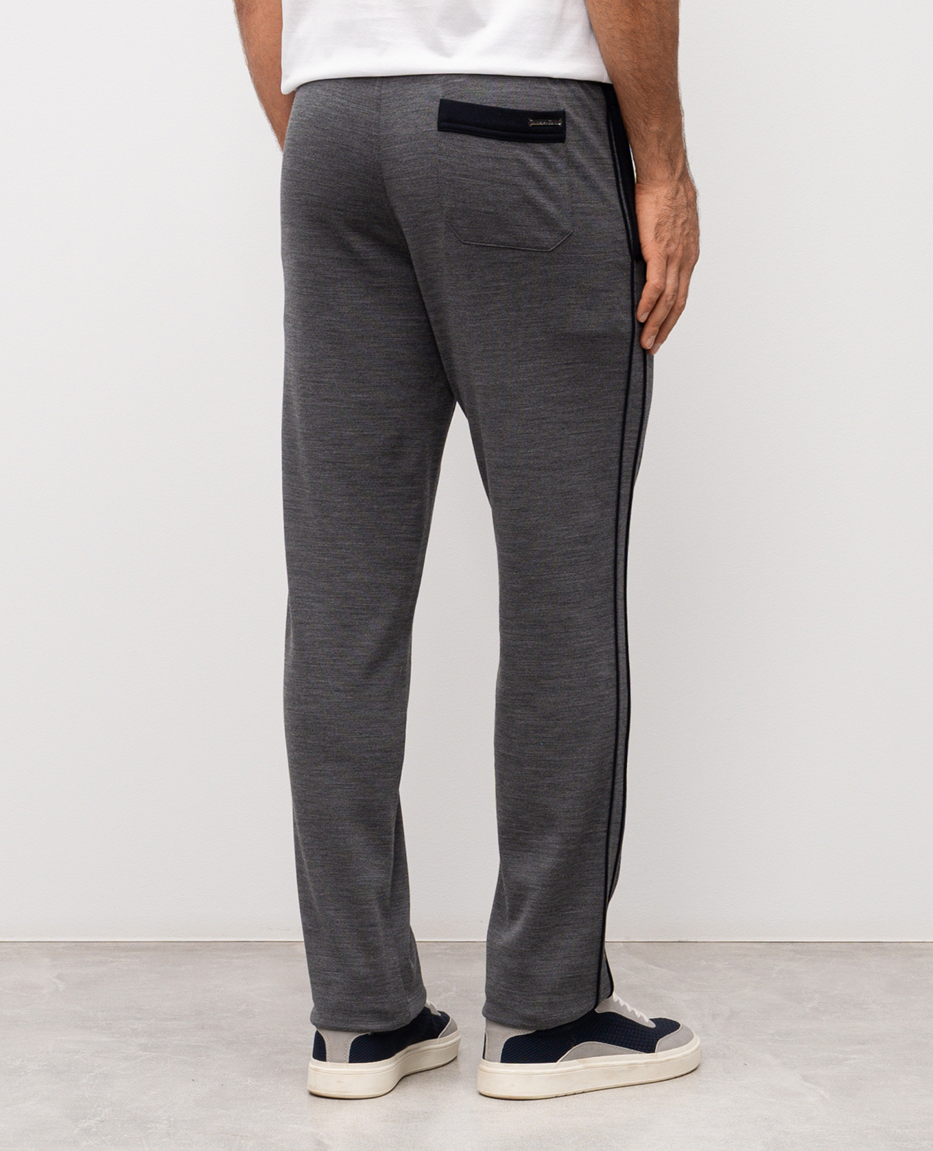 

Grey melange wool tracksuit Stefano Ricci