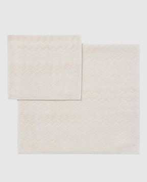 Missoni Home Chalk beige terry towel set 2 pcs 1D3SP99966