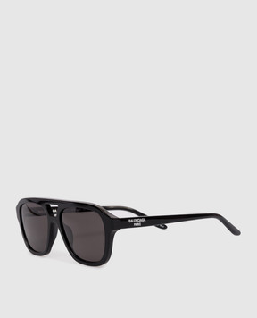 Balenciaga Black Daily sunglasses with logo 870674T0039