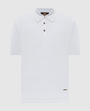Enrico Mandelli Blue wool polo shirt 4K061A5646