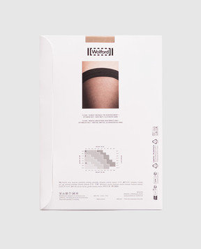 Wolford Beige stockings INDIVIDUAL 10 den 21663