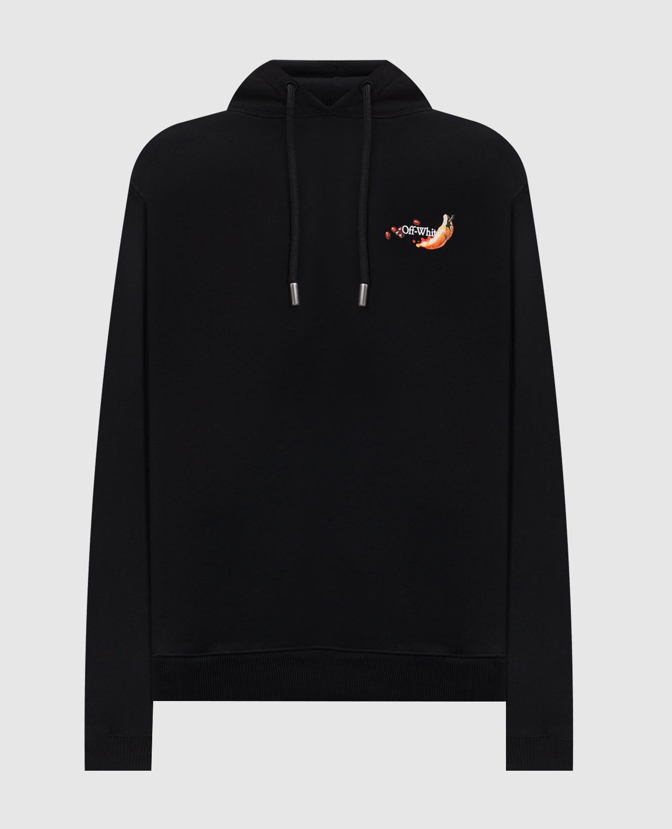 Black Fruits Arrow logo hoodie Off-White