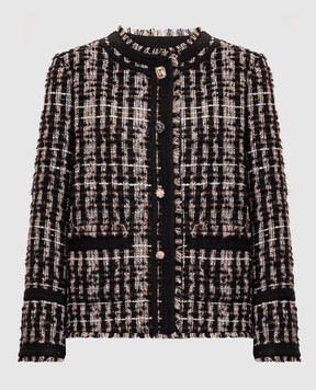 Twinset Black tweed jacket 262AQ2021