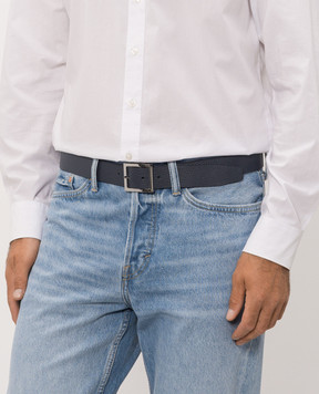 Orciani Dollaro blue leather belt U08311DDO