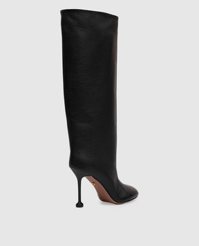 Babe Pay Pls Black leather boots 535927KO