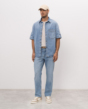 Givenchy Blue denim shirt BM617Q5YDN