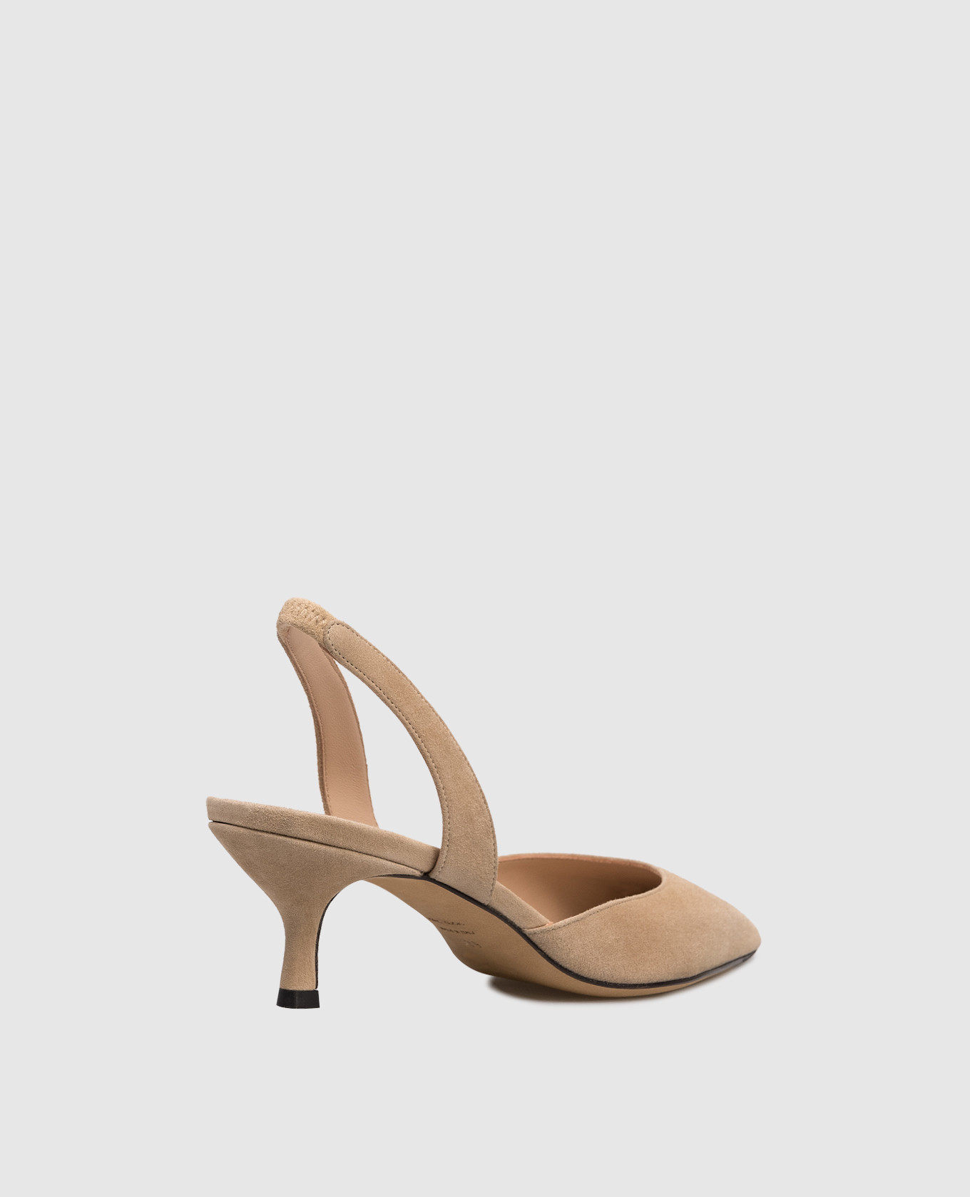 

Beige suede slingbacks Kiton