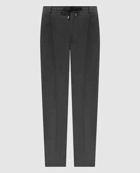 MooRER ANTON gray wool pants ANTONFSR