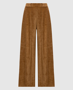 Momoni Brown corduroy palazzos ASPEN MOPA01928MO