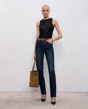 Tom Ford Blue jeans with logo patch PAD114DEX237