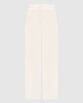 Loulou de Saison KIAN ivory wool trousers KIAN