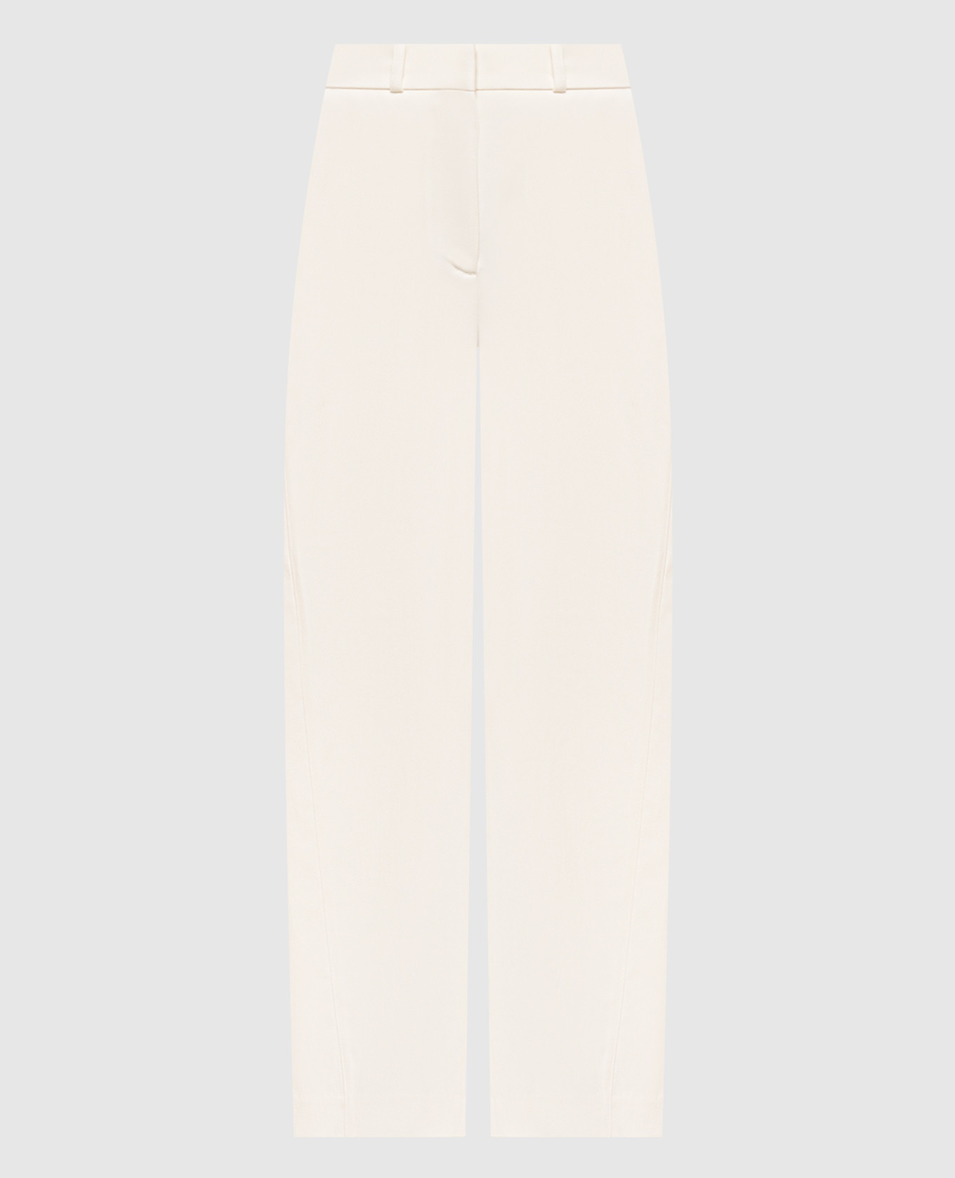 KIAN ivory wool trousers