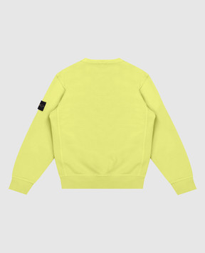 Stone Island Children's green sweatshirt with logo L1S166100005S004014