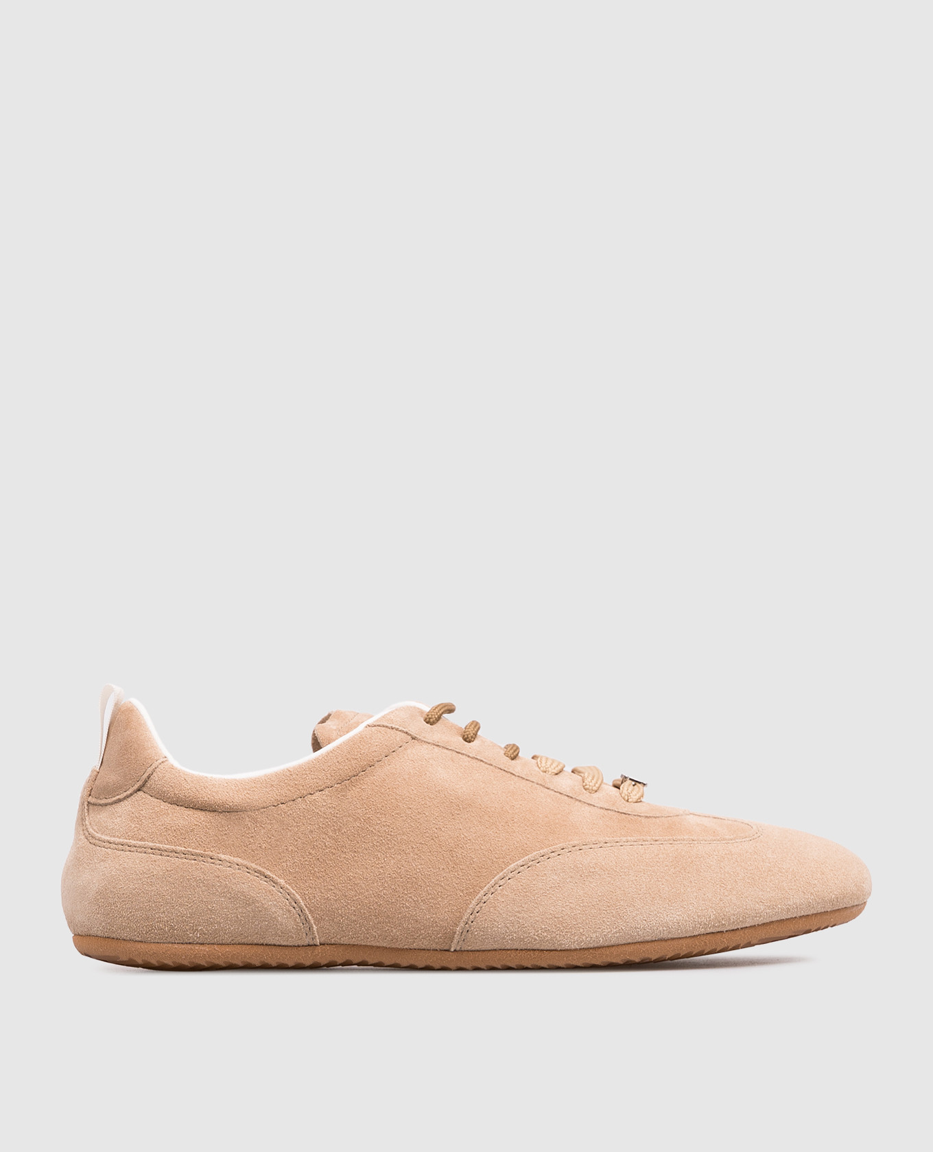 Beige suede sneakers ASTECCA