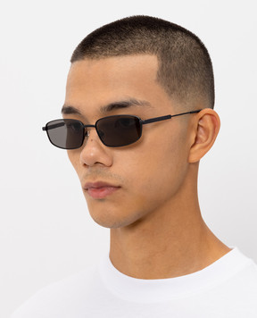 Jacquemus Black sunglasses with logo engraving JAC121C3SUN