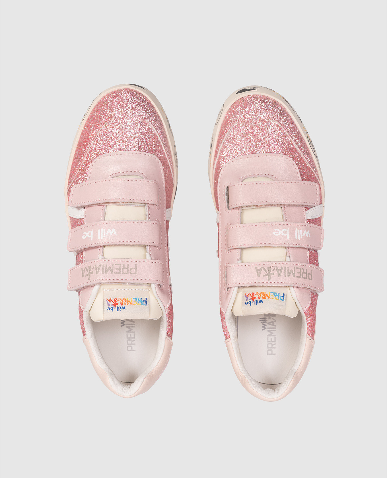 

Andy children's pink combination sneakers Premiata
