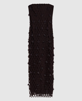 Simkhai Iridessa brown sequin dress 1261218LG