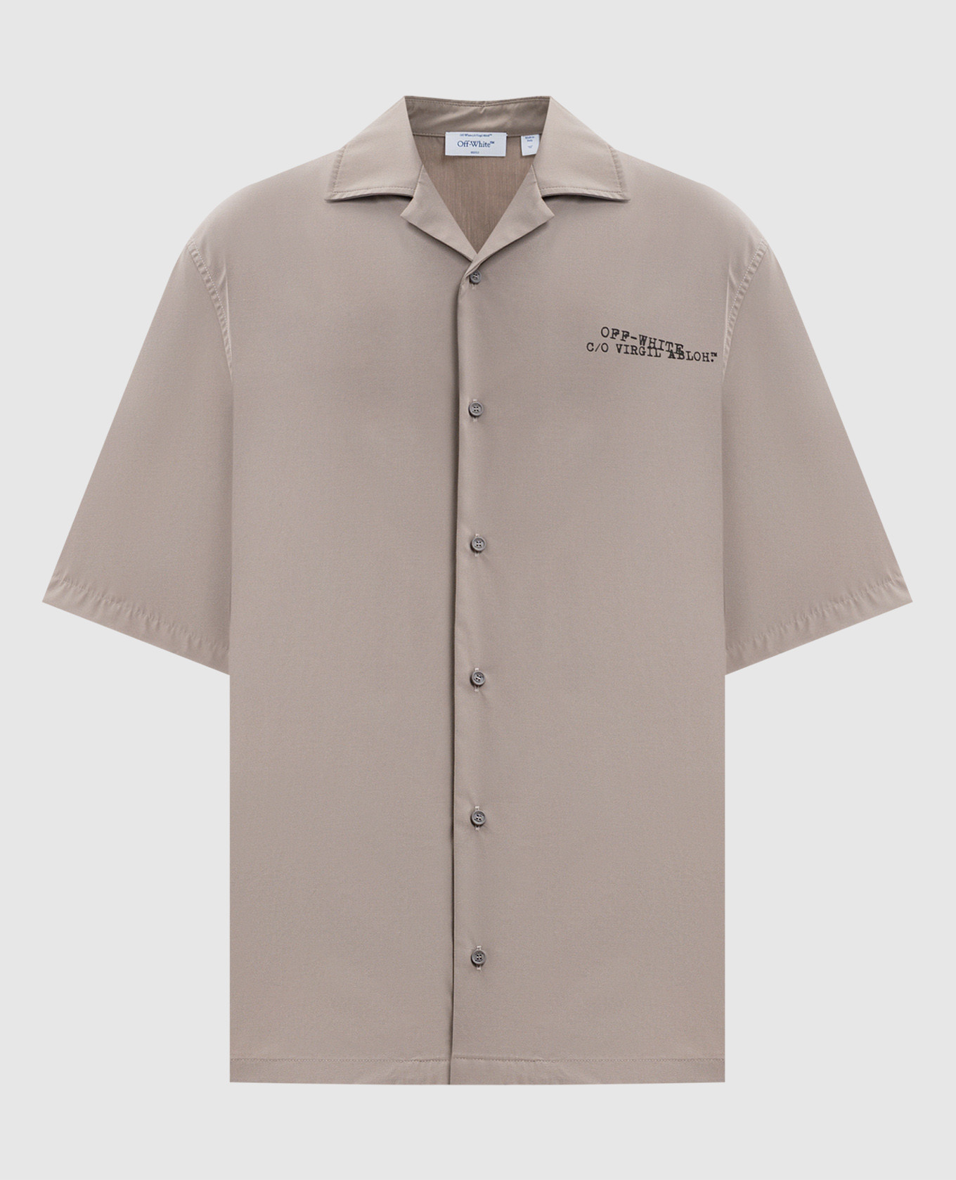 

Gray shirt with Type Arrow emblem Off-White, Grey