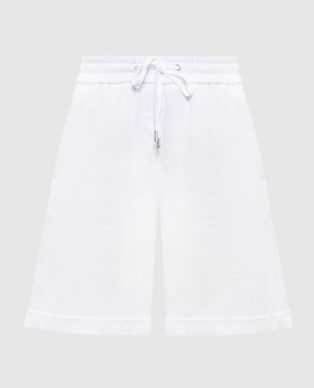 Peserico White linen shorts P04392J006149