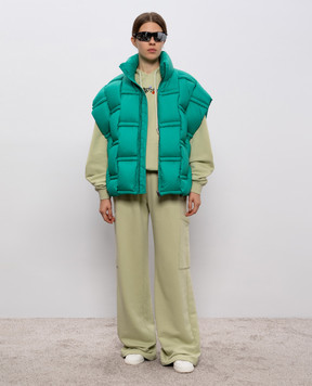 Raxxy Green down vest CRV005