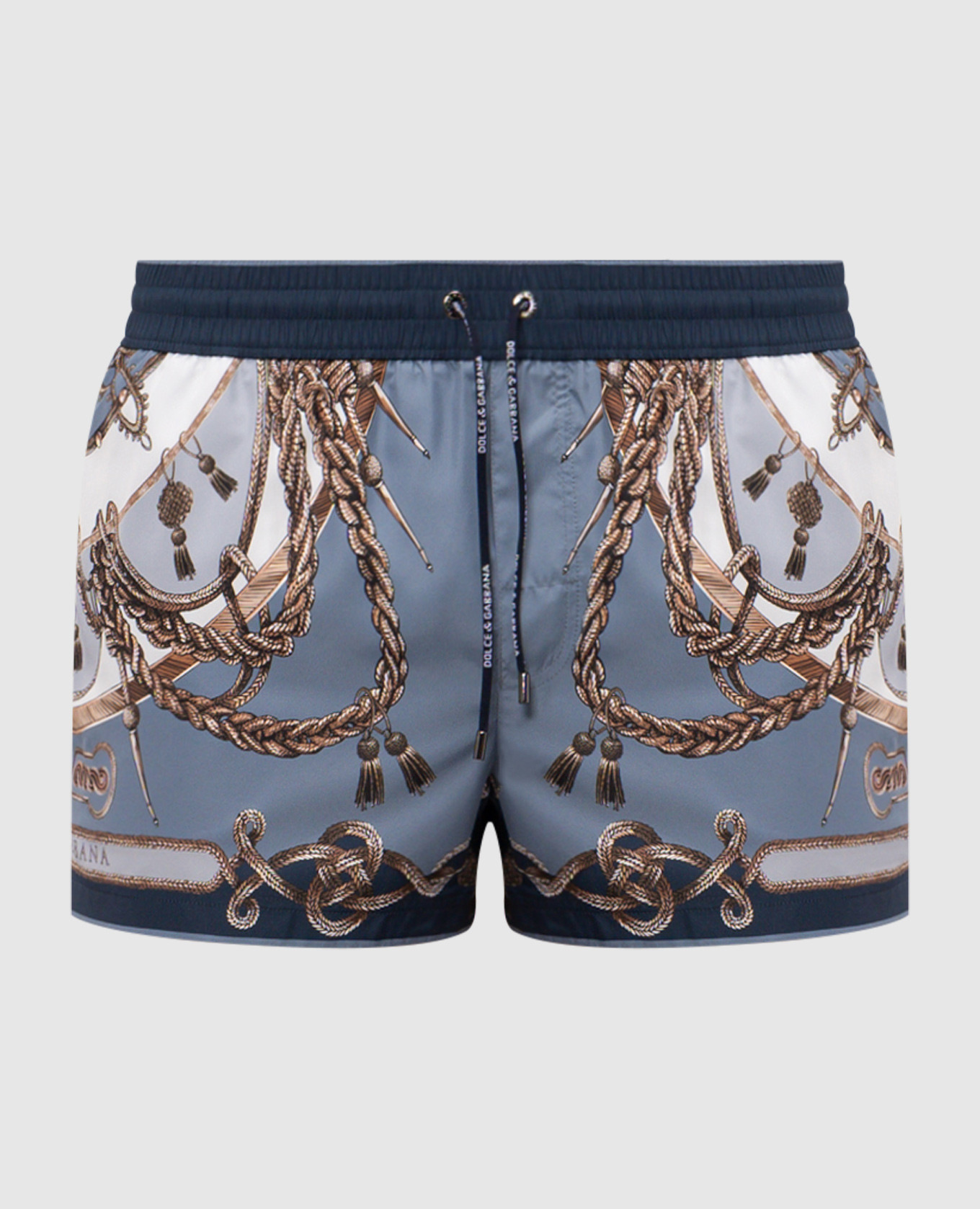 

Swim shorts with branded print Dolce&Gabbana, Grey