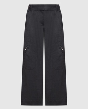 Off-White Grey wool cargo pants 2FH00666B
