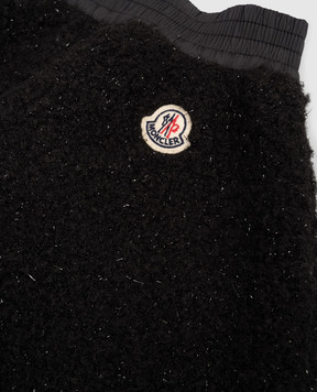 Moncler ENFANT Children's black skirt with lurex K29542D0000289B681214
