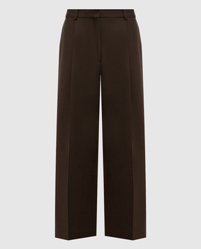 Toteme Brown wool pants 251WRB0254FB0061
