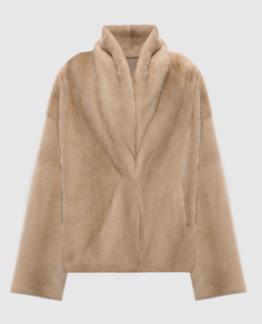 Elpidio Loffredo Beige reversible fox fur coat VIS1622AH